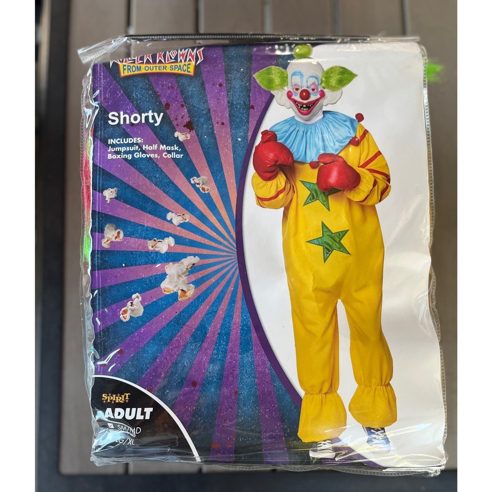Spirit Halloween Killer Klowns from Outer Space Shorty Costume Adult SM/MD